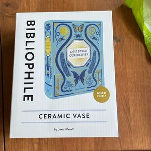 Bibliophile Ceramic Vase